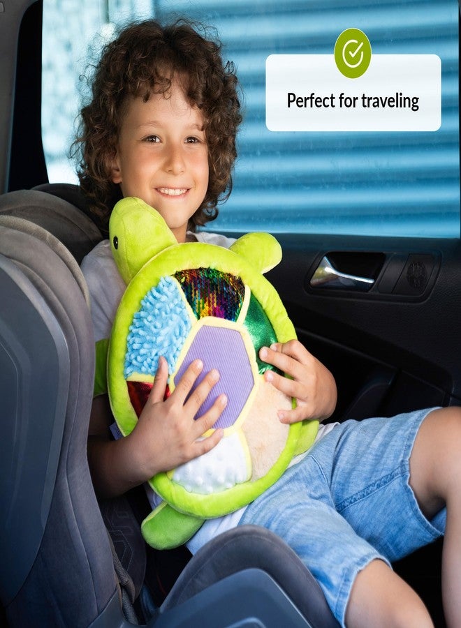 ODOXIA Sensory Turtle Stuffed Animal | Sensory Plush Toy | Fidget Stuffed Animal for Kids | Great for Sensory Needs | Sensory Stuffed Animals for Children | Sensory Pillow Plush - Image 5